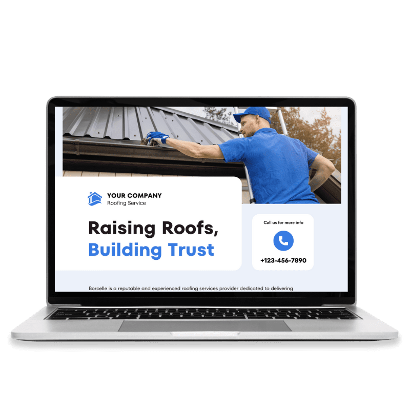 Roofing Company Website Builder