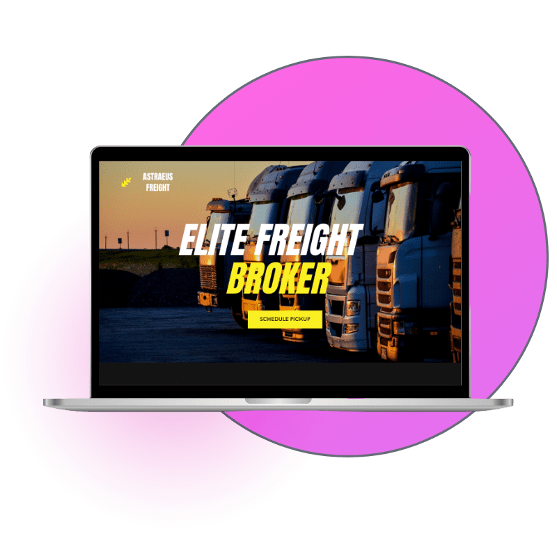 freight broker website builder