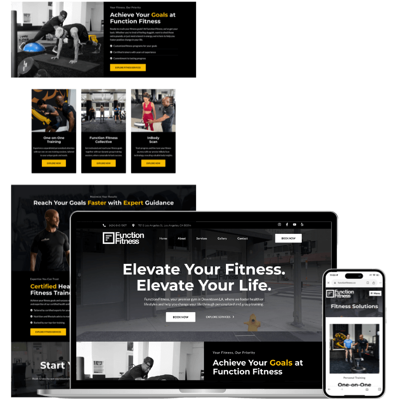 Gym Web Design Digital Marketing Agency Case Study