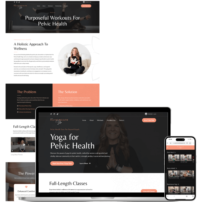 Yoga Web Design Digital Marketing Agency Case Study